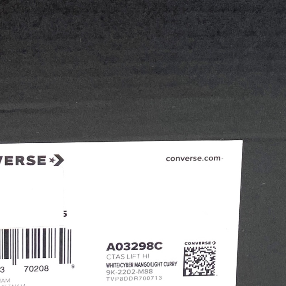 Converse Chuck Taylor Lift Platform High Yellow White Women Canvas Shoes A03298C - Picture 6 of 7